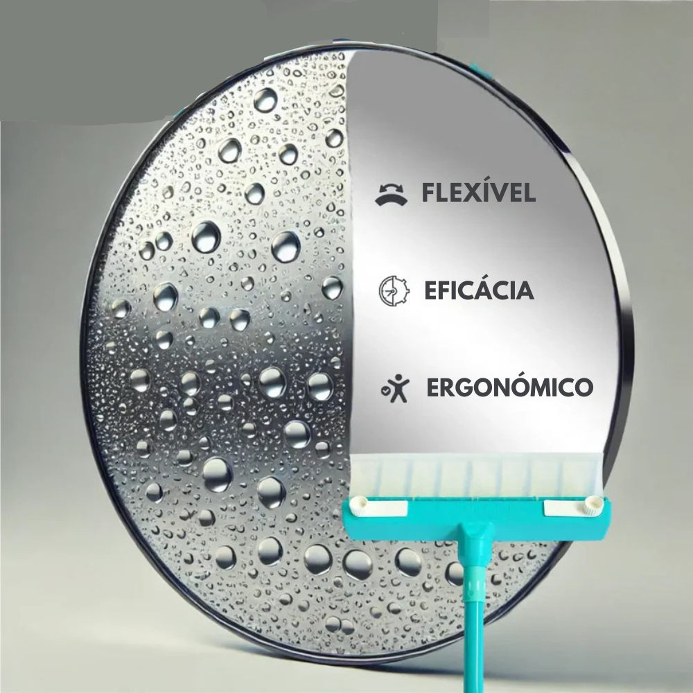 Kit de Rodo de Silicone Reciclável Para Janelas